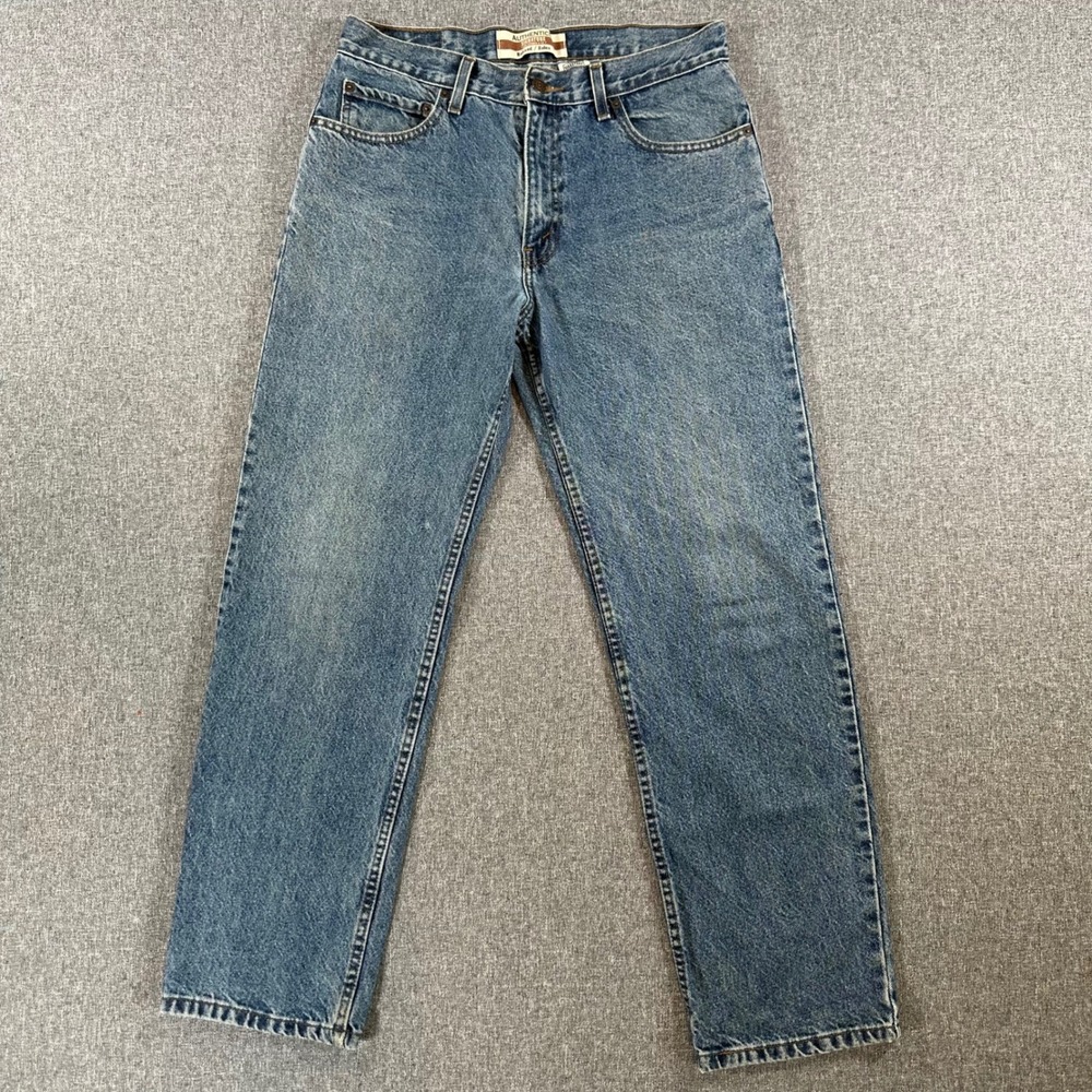 Signature by Levi Strauss & Co. Jeans Mens 33x32 Relaxed Blue Cotton Denim